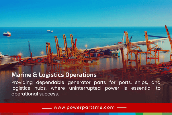 Marine and logistics generator parts supplier UAE – PowerParts LLC