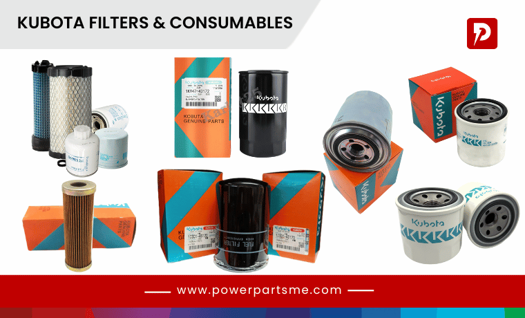 Kubota diesel generator filters and consumables supplier UAE – PowerParts LLC